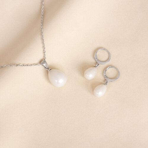 Celene drop set (silver)