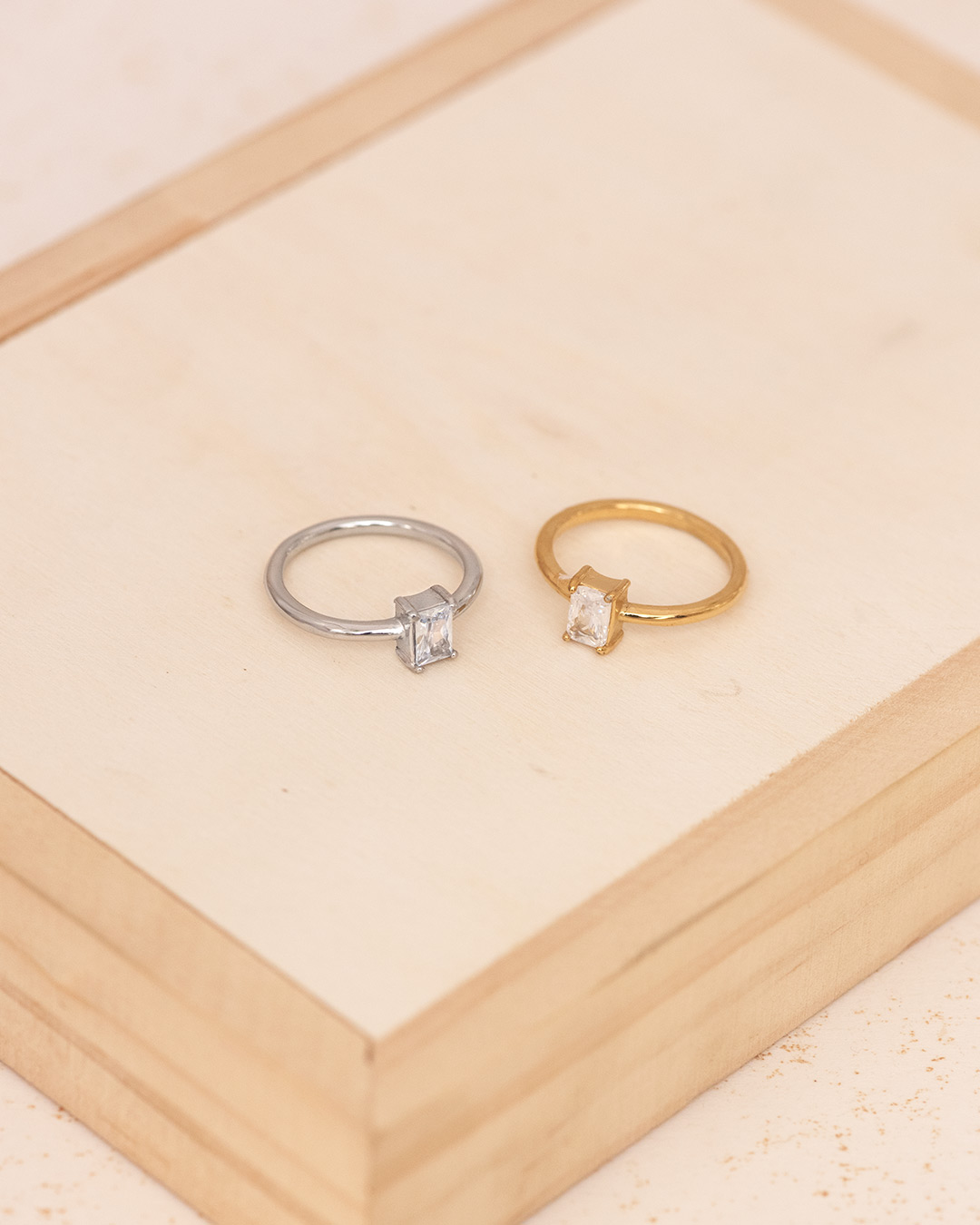 Recta beam ring (gold/silver) - Image 2