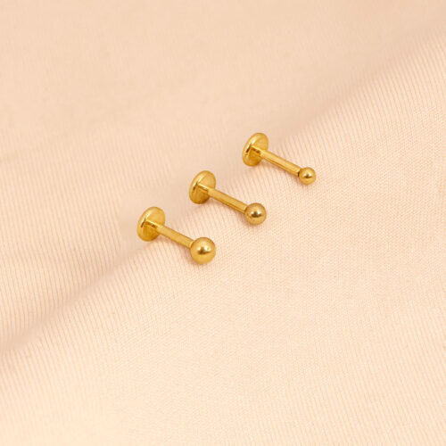 Sphera titanium stud (Gold | 1 pc)